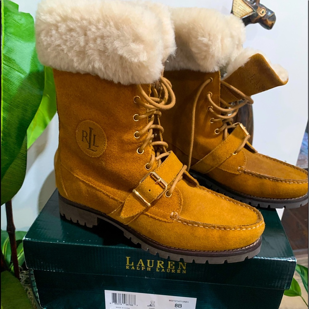 Ralph Lauren Suede Boots